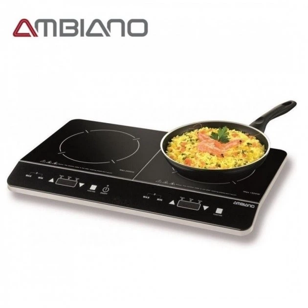 Ambiano-Branded Double Induction Cooktop Gt-Sf-Ikd-01